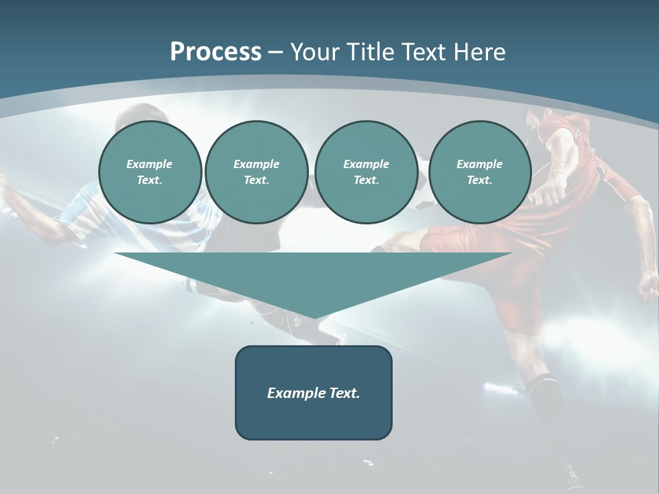 Competition Shoe People PowerPoint Template