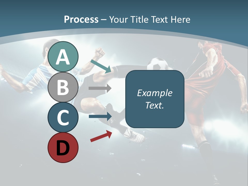 Competition Shoe People PowerPoint Template