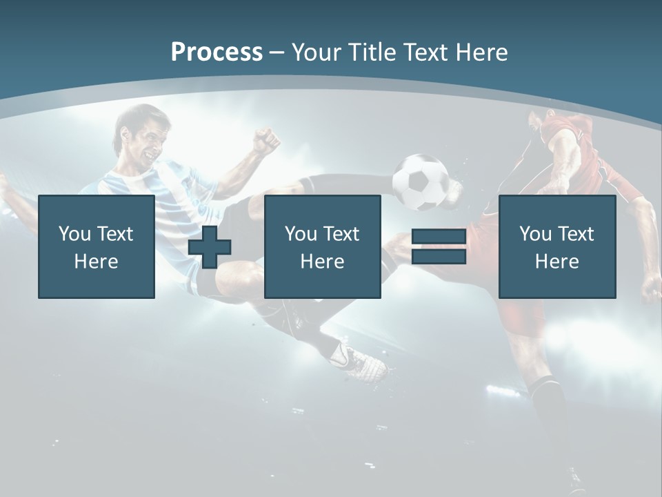 Competition Shoe People PowerPoint Template