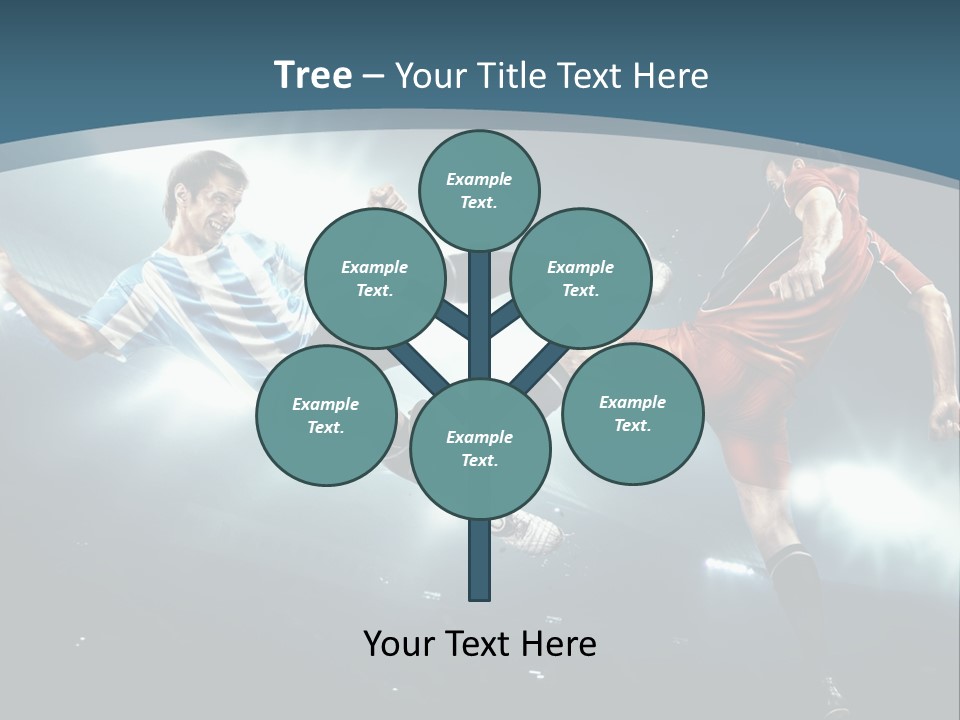 Competition Shoe People PowerPoint Template