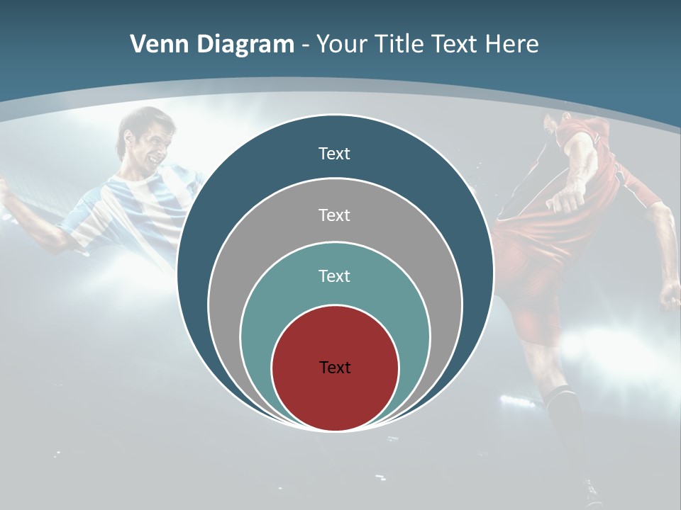 Competition Shoe People PowerPoint Template