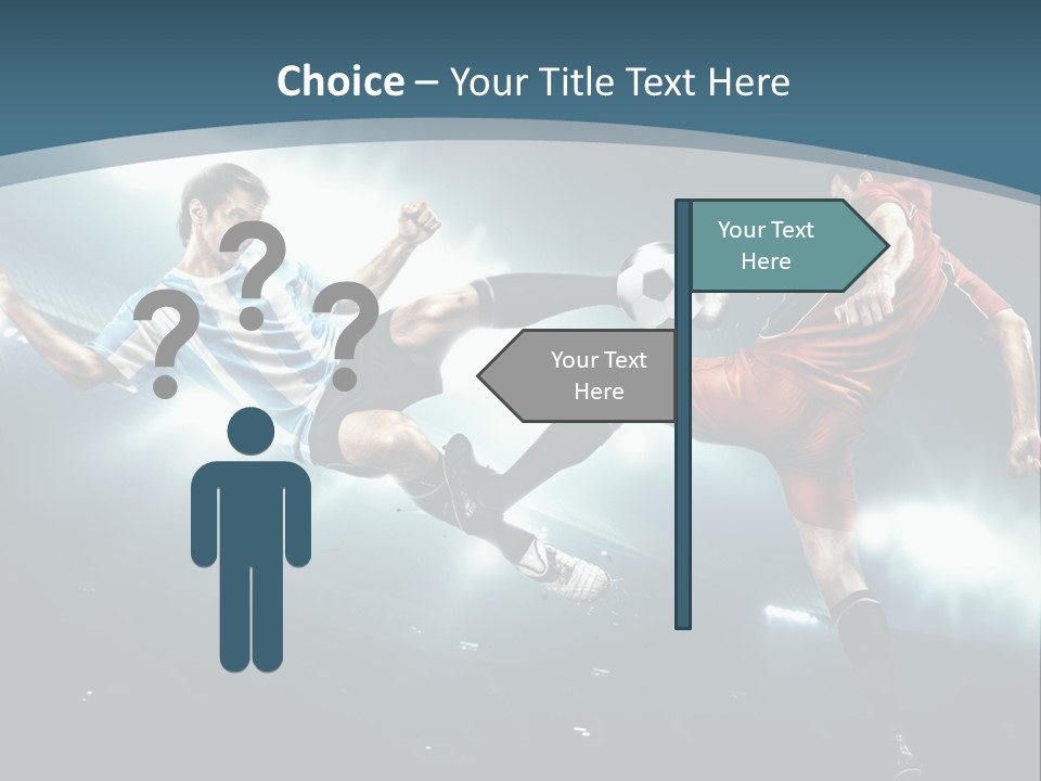 Competition Shoe People PowerPoint Template