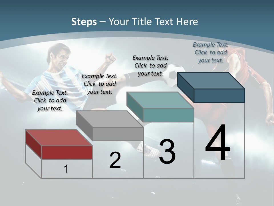 Competition Shoe People PowerPoint Template