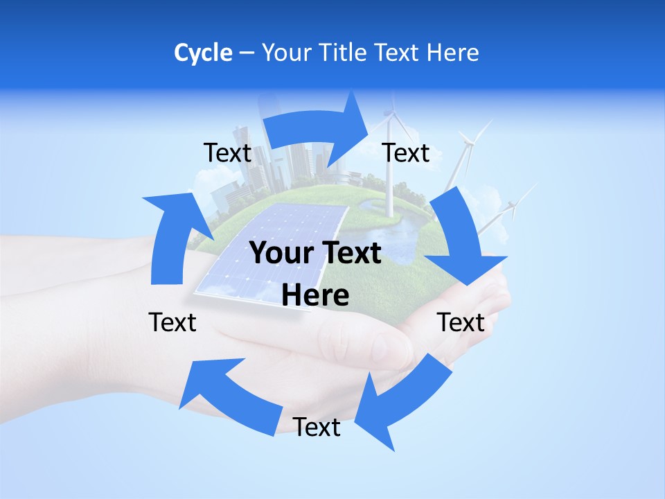 Water Summer Illustration PowerPoint Template