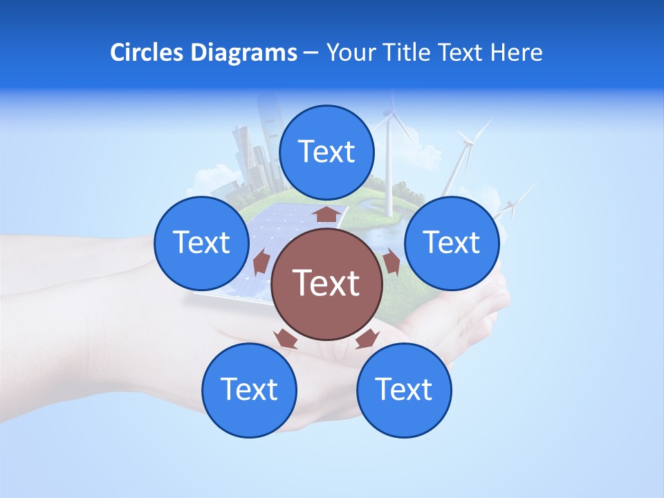 Water Summer Illustration PowerPoint Template