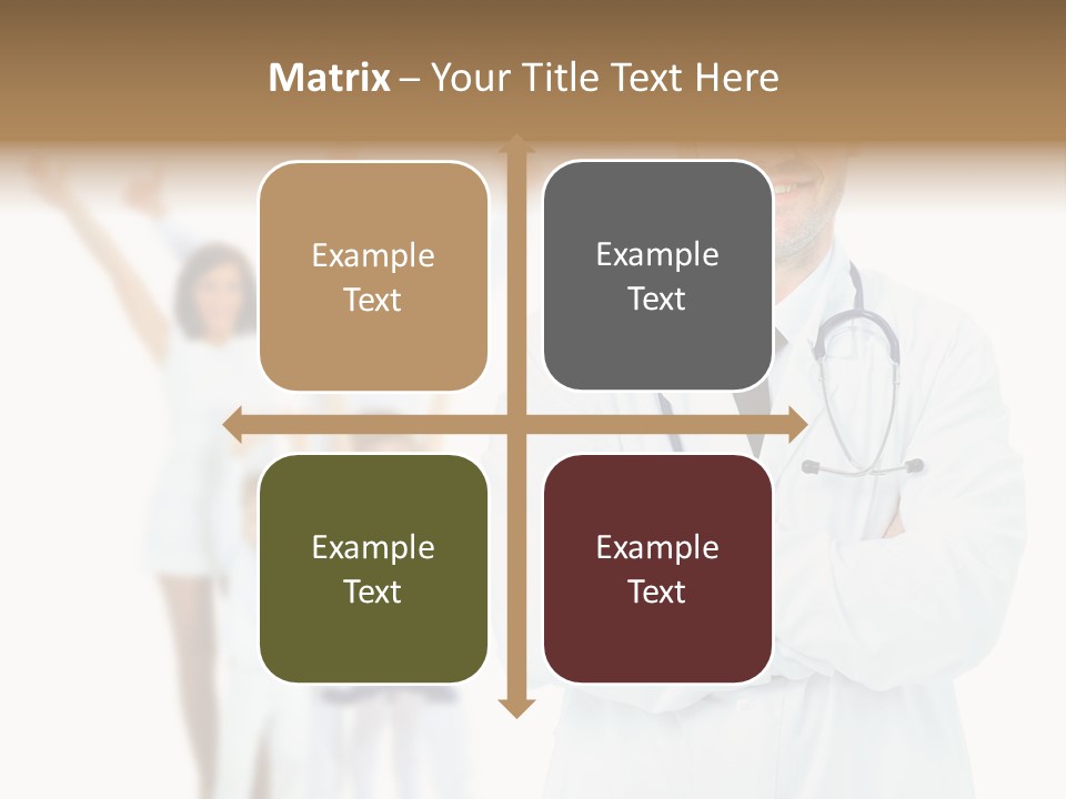 Arc Center Boy PowerPoint Template