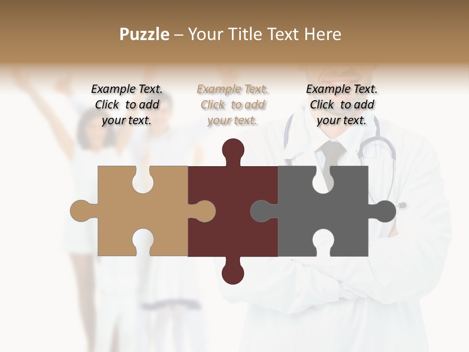 Arc Center Boy PowerPoint Template