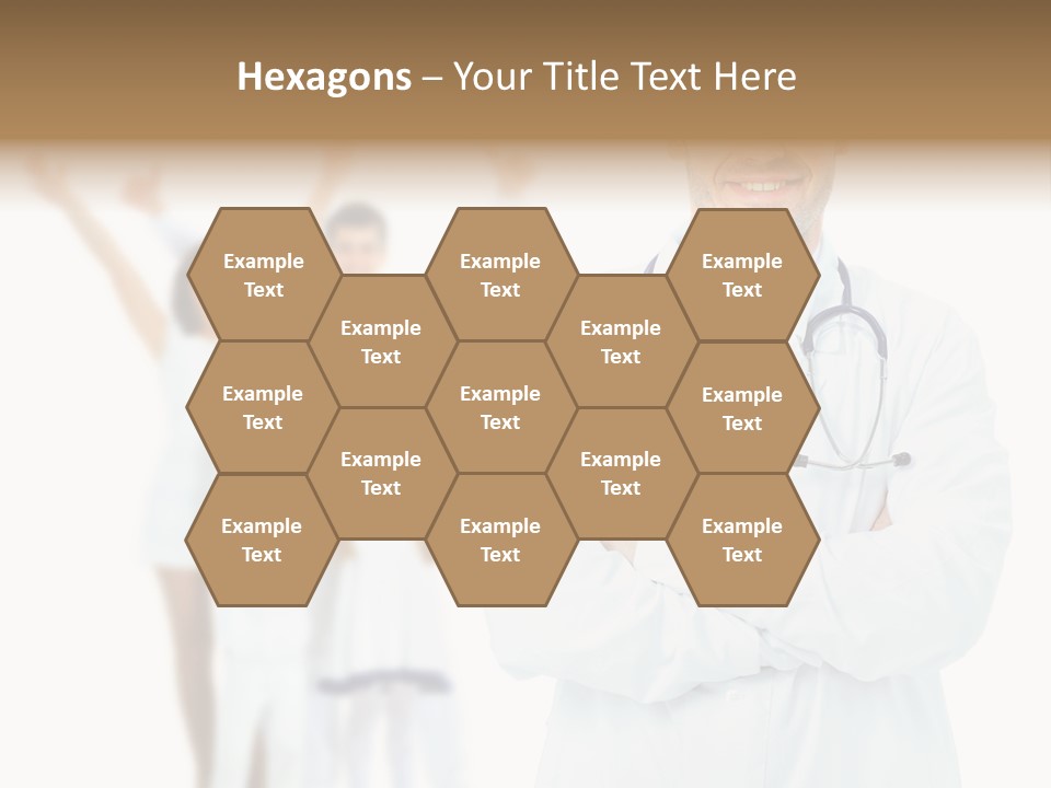 Arc Center Boy PowerPoint Template