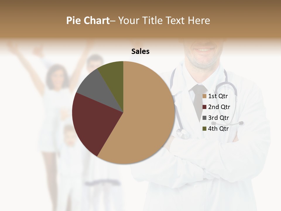 Arc Center Boy PowerPoint Template