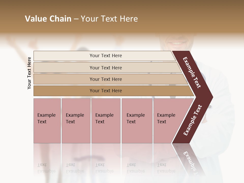 Arc Center Boy PowerPoint Template