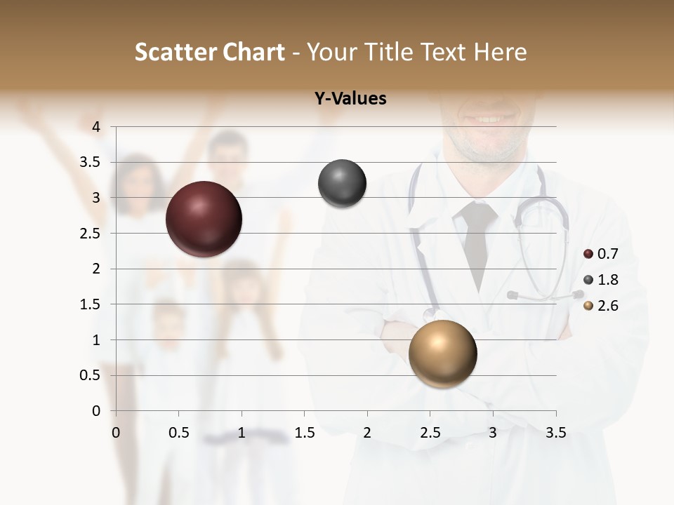 Arc Center Boy PowerPoint Template