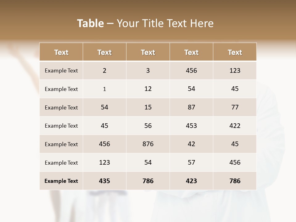 Arc Center Boy PowerPoint Template