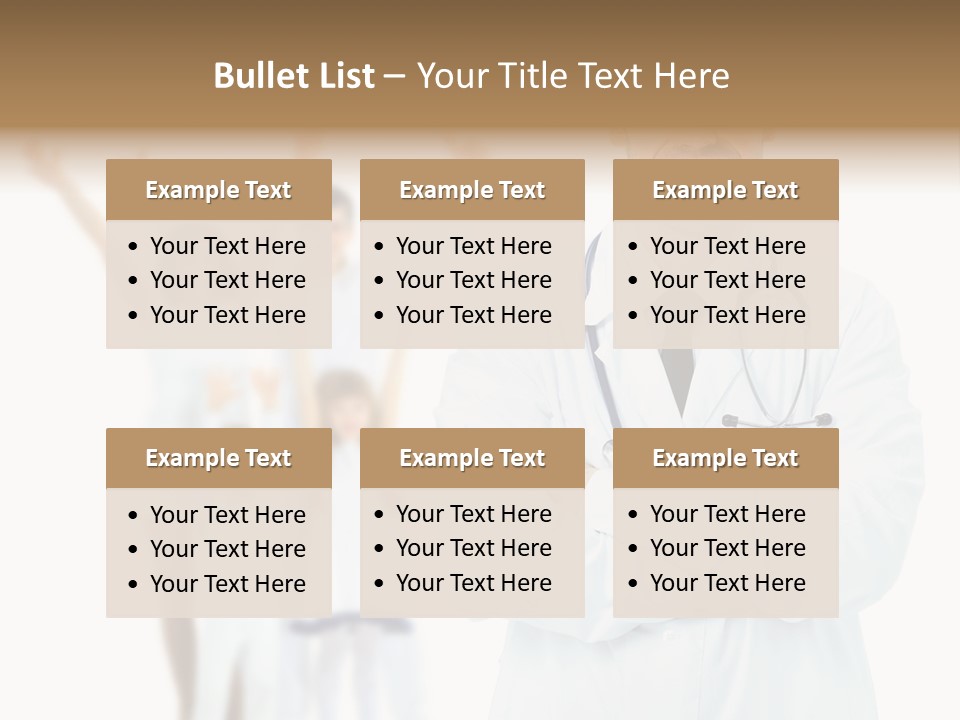 Arc Center Boy PowerPoint Template