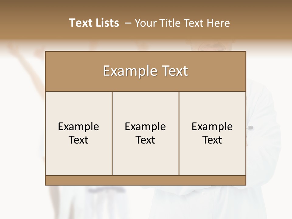 Arc Center Boy PowerPoint Template