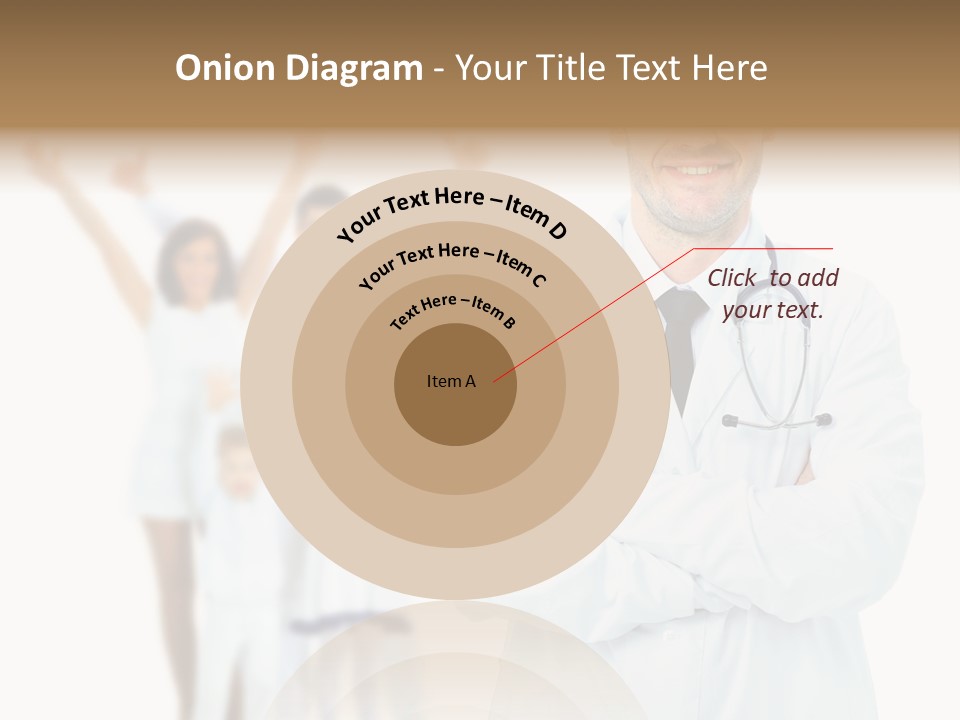 Arc Center Boy PowerPoint Template