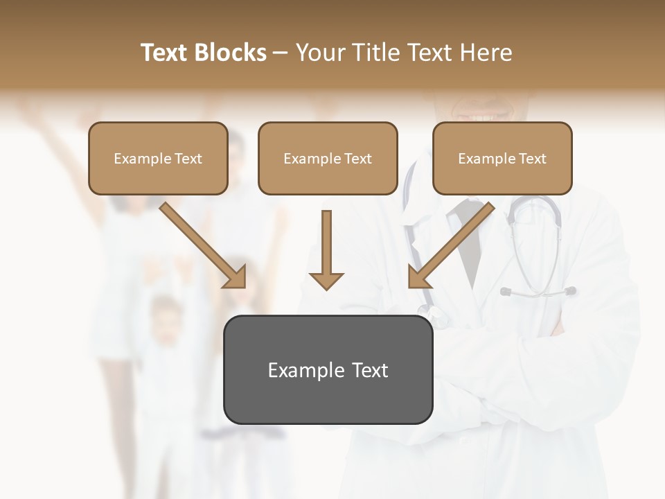 Arc Center Boy PowerPoint Template