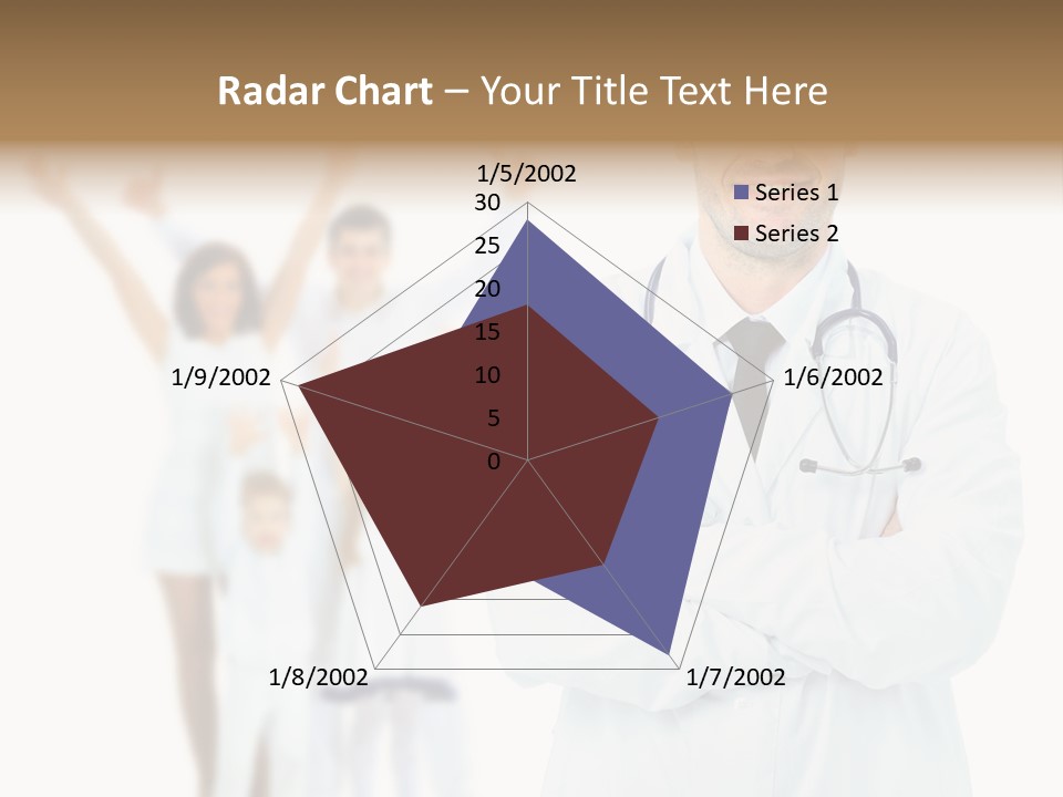 Arc Center Boy PowerPoint Template