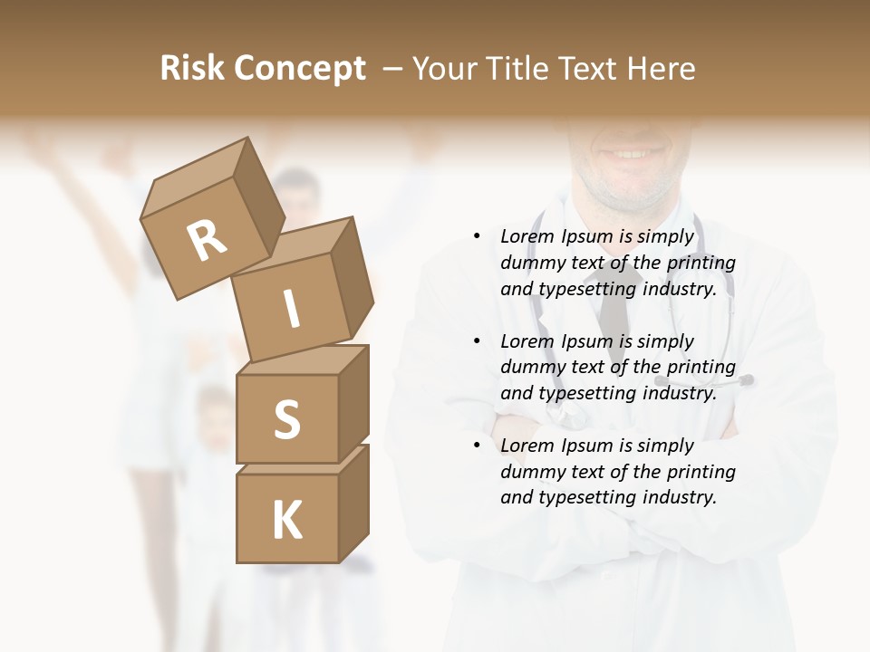 Arc Center Boy PowerPoint Template