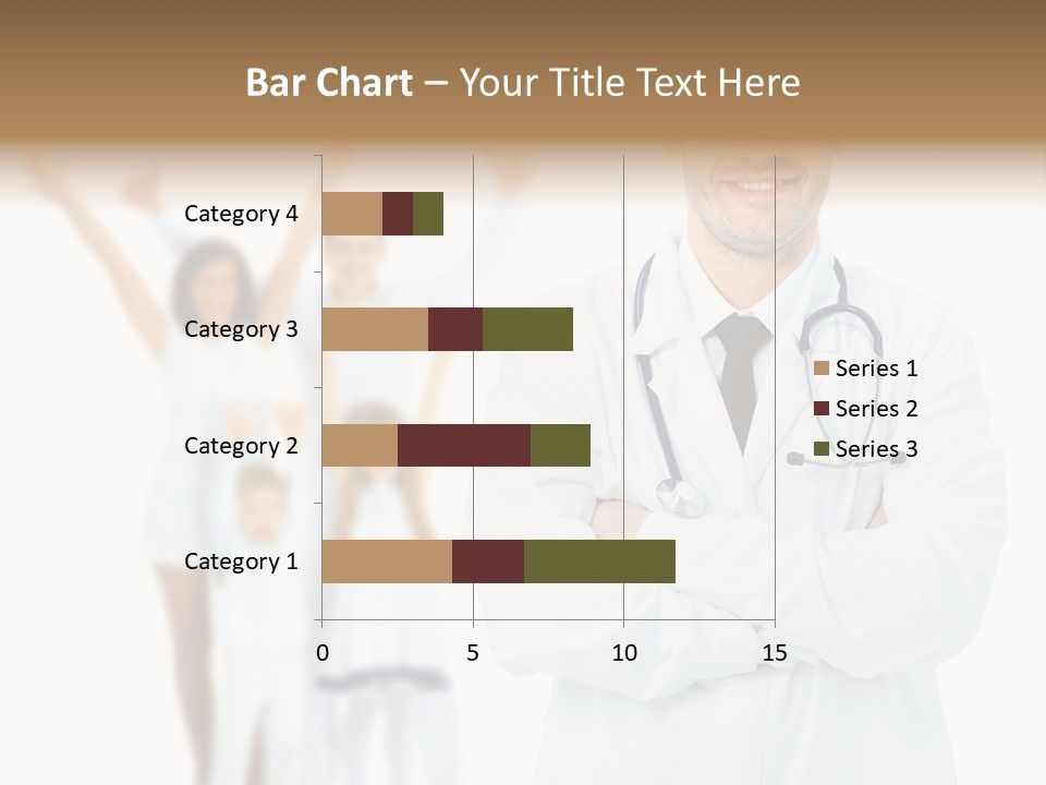 Arc Center Boy PowerPoint Template