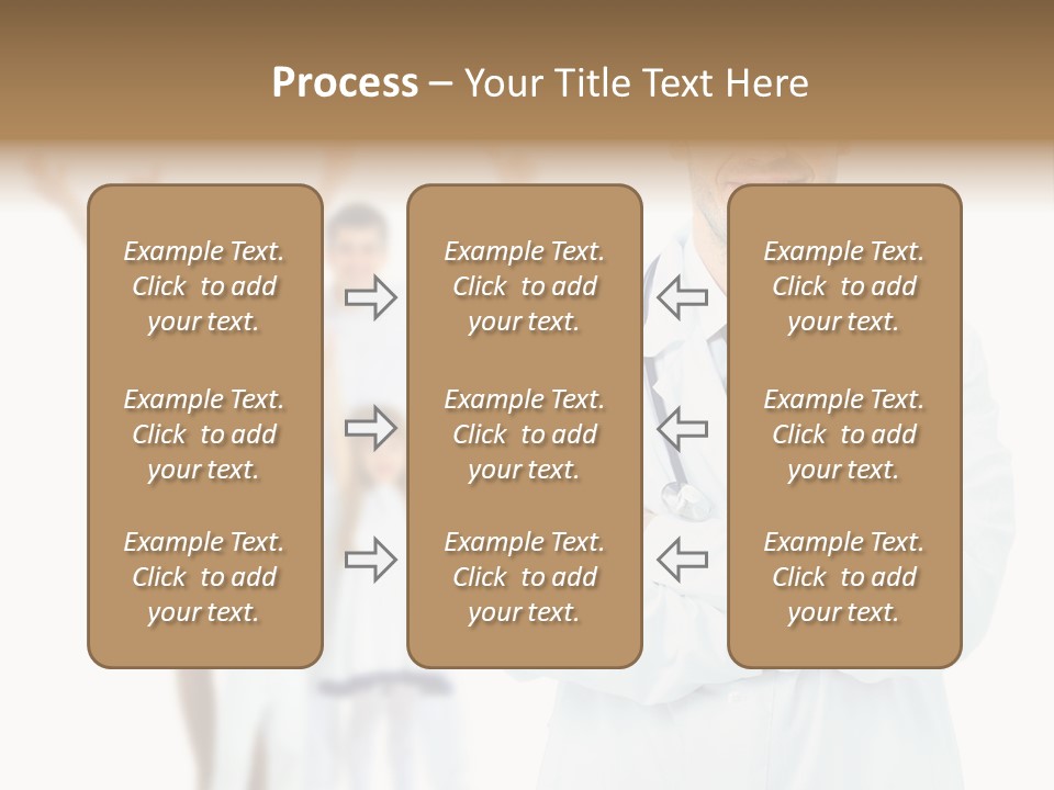 Arc Center Boy PowerPoint Template