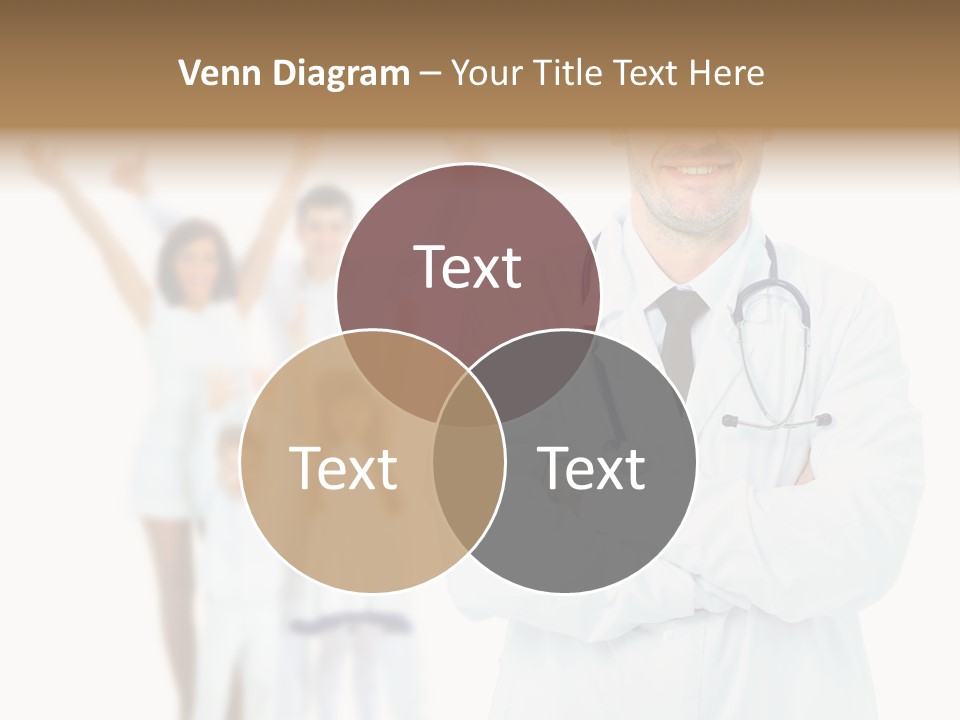 Arc Center Boy PowerPoint Template