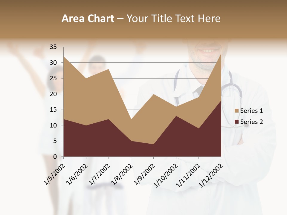 Arc Center Boy PowerPoint Template