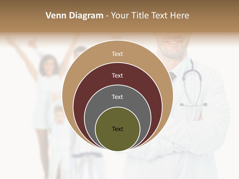 Arc Center Boy PowerPoint Template