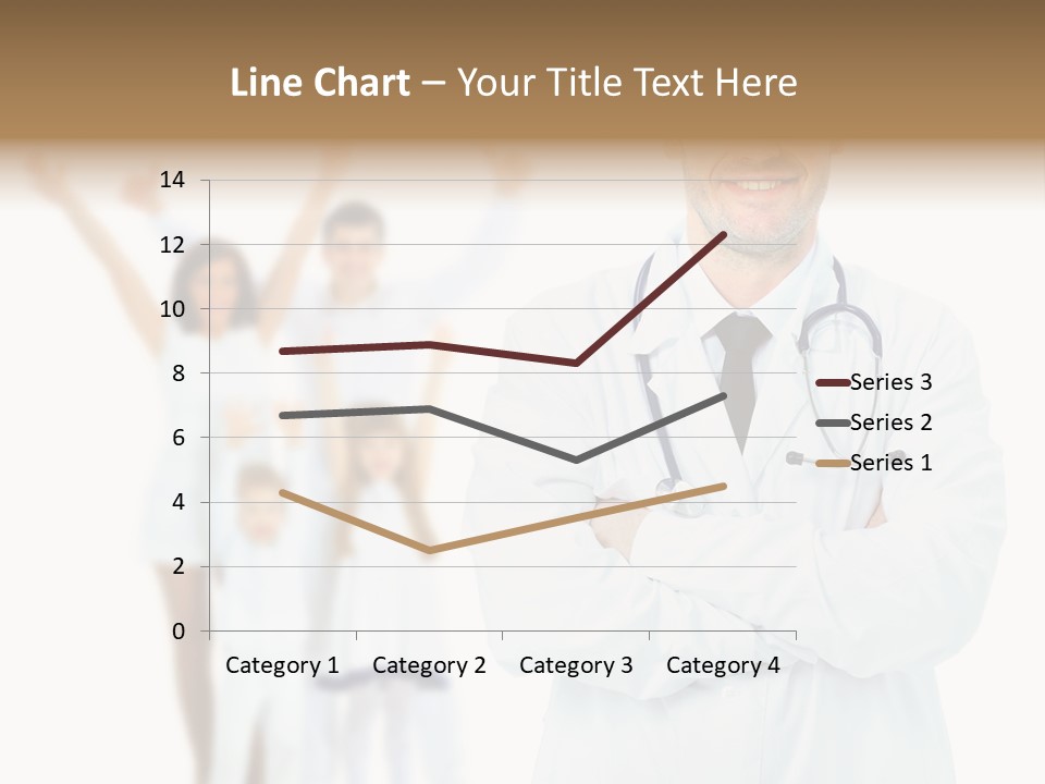 Arc Center Boy PowerPoint Template