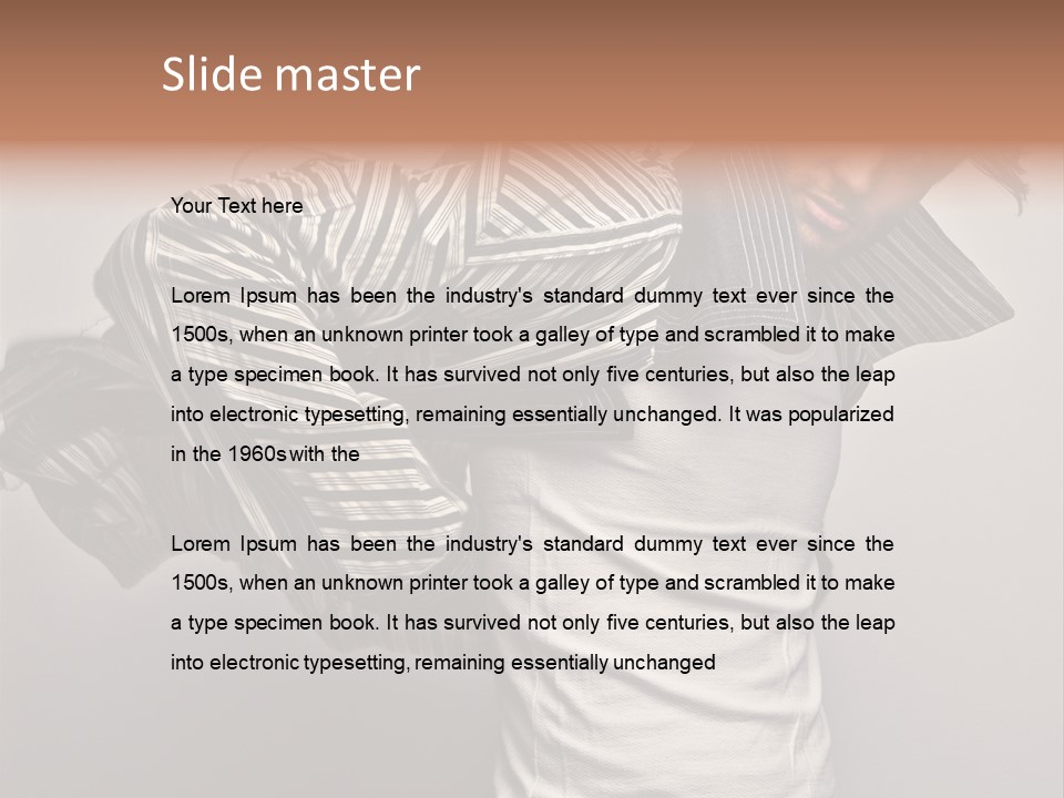 Macho Cute People PowerPoint Template