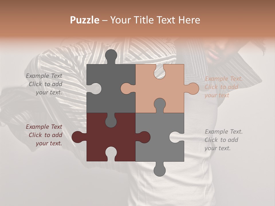 Macho Cute People PowerPoint Template