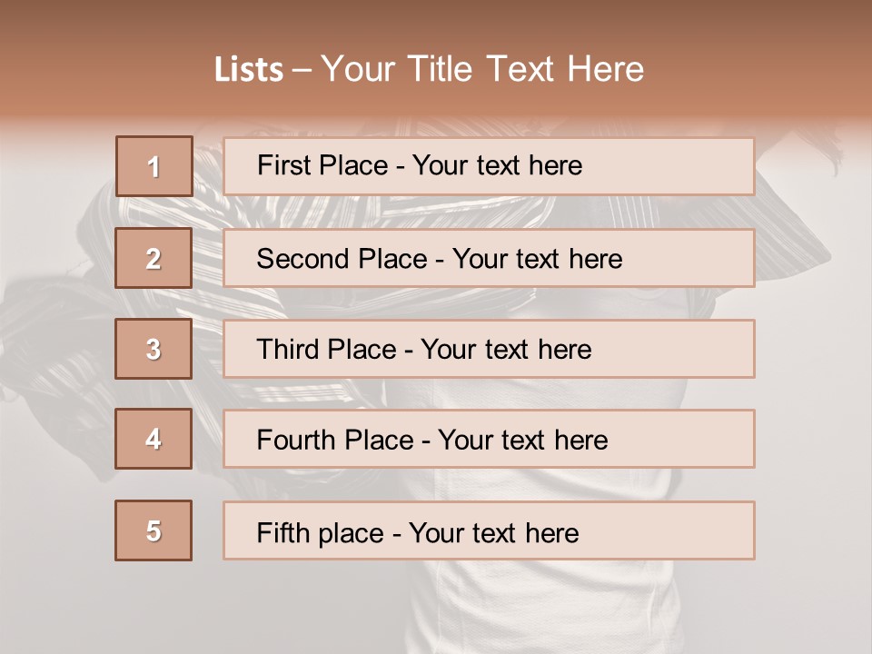 Macho Cute People PowerPoint Template