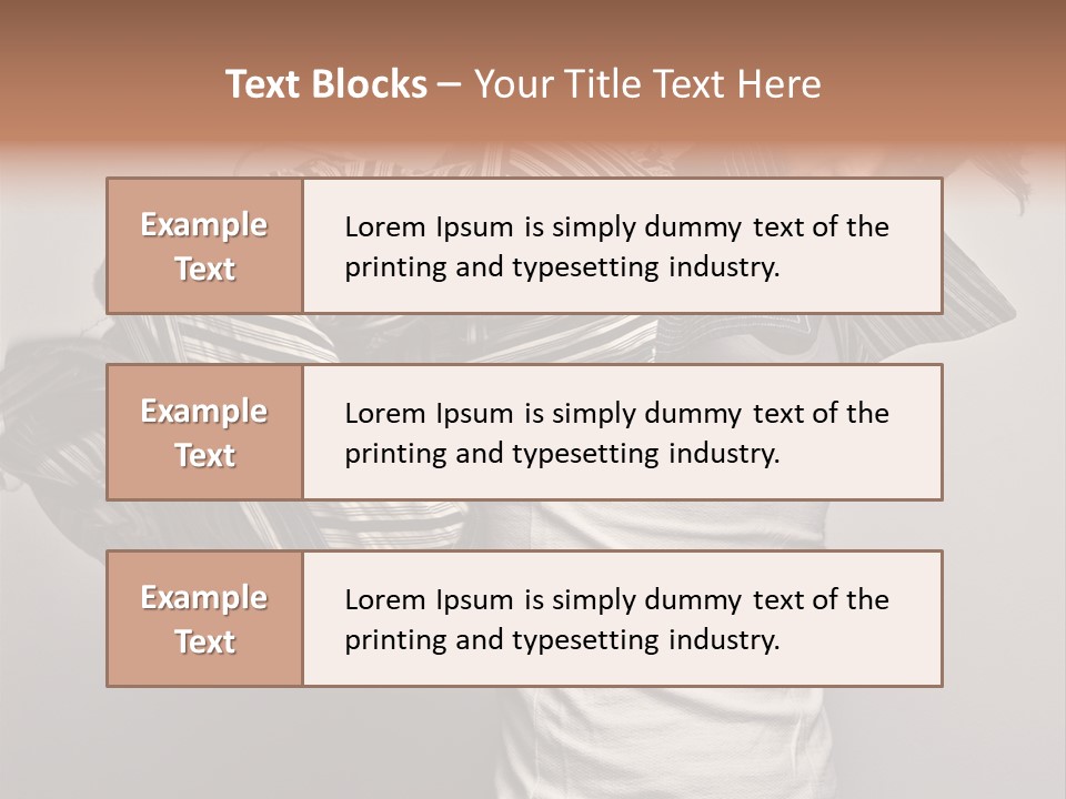 Macho Cute People PowerPoint Template