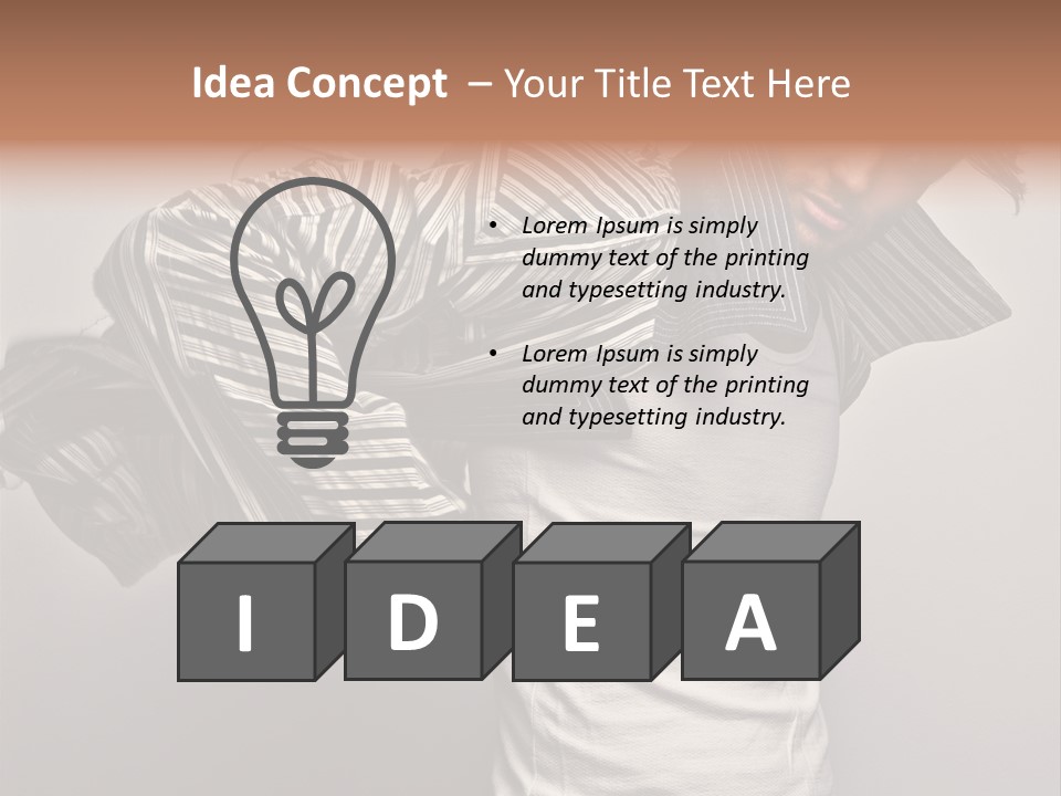 Macho Cute People PowerPoint Template