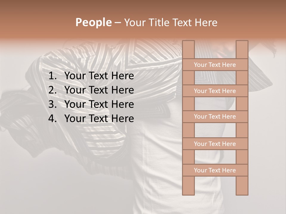 Macho Cute People PowerPoint Template