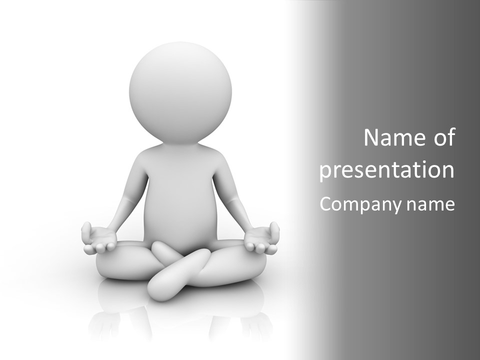 Zen Leg Asia PowerPoint Template