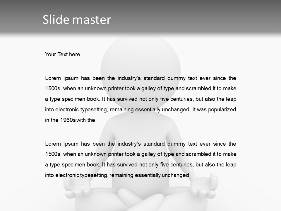 Zen Leg Asia PowerPoint Template
