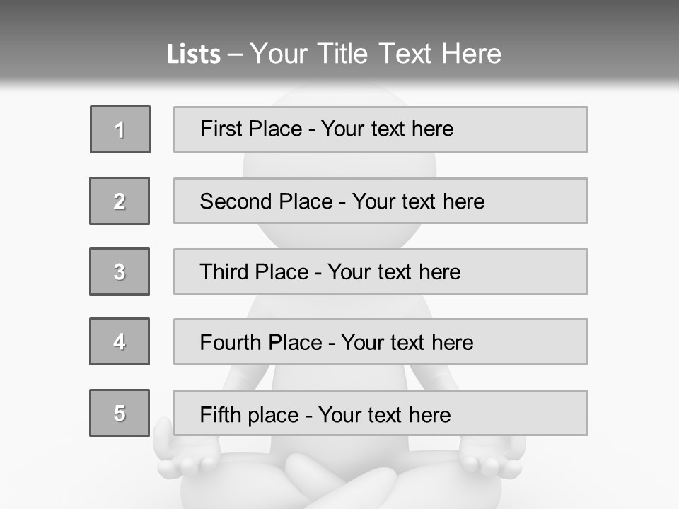 Zen Leg Asia PowerPoint Template