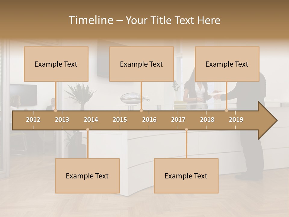 White Representative Negocios PowerPoint Template