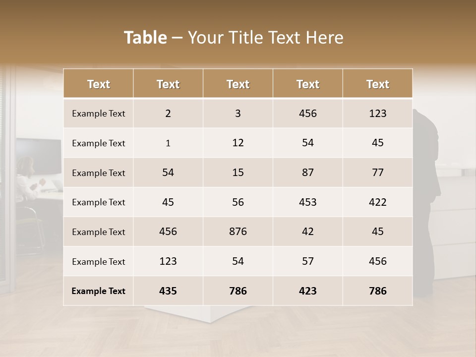 White Representative Negocios PowerPoint Template