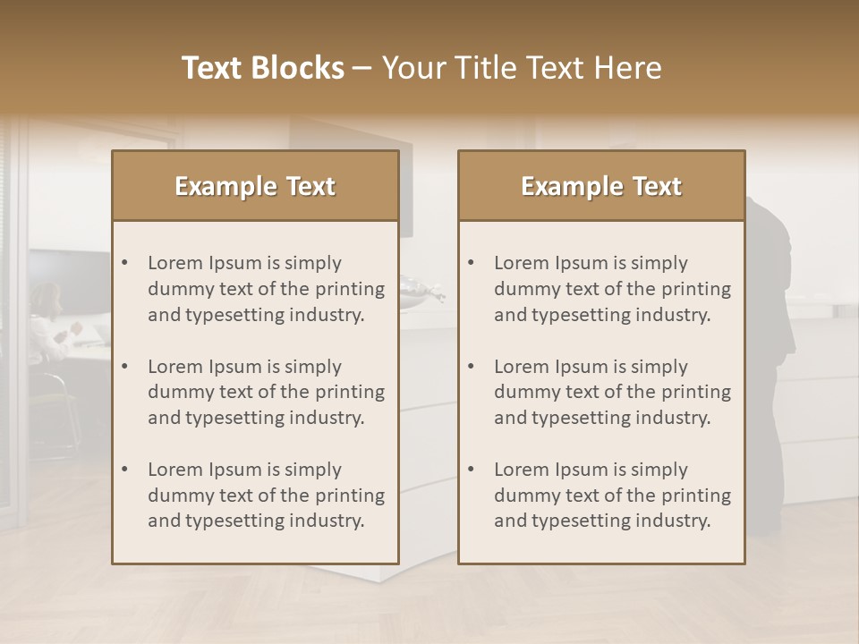 White Representative Negocios PowerPoint Template