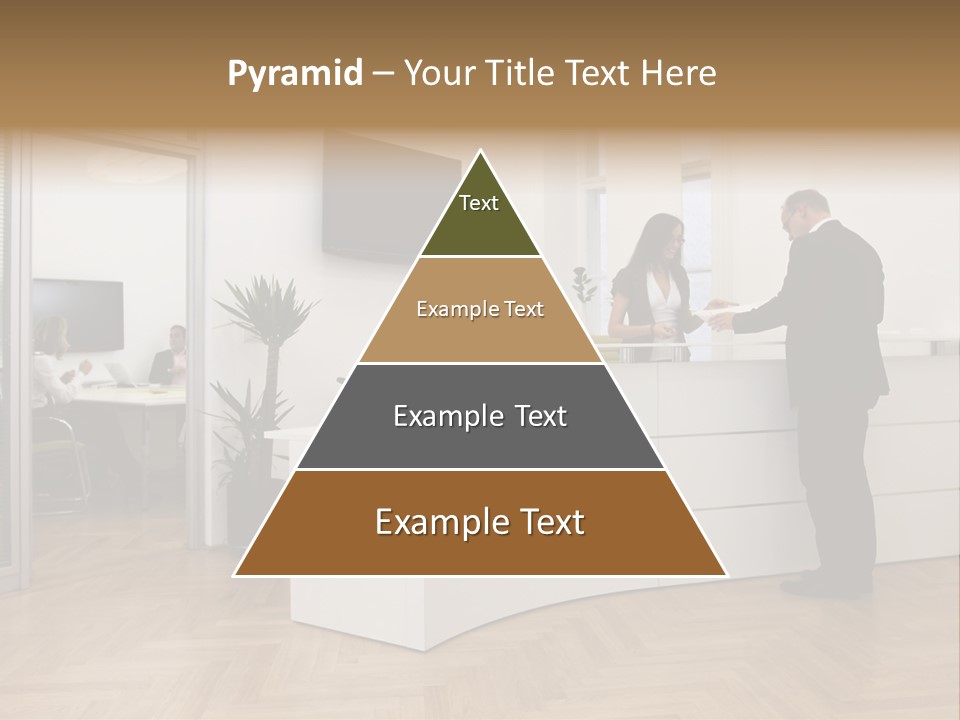 White Representative Negocios PowerPoint Template