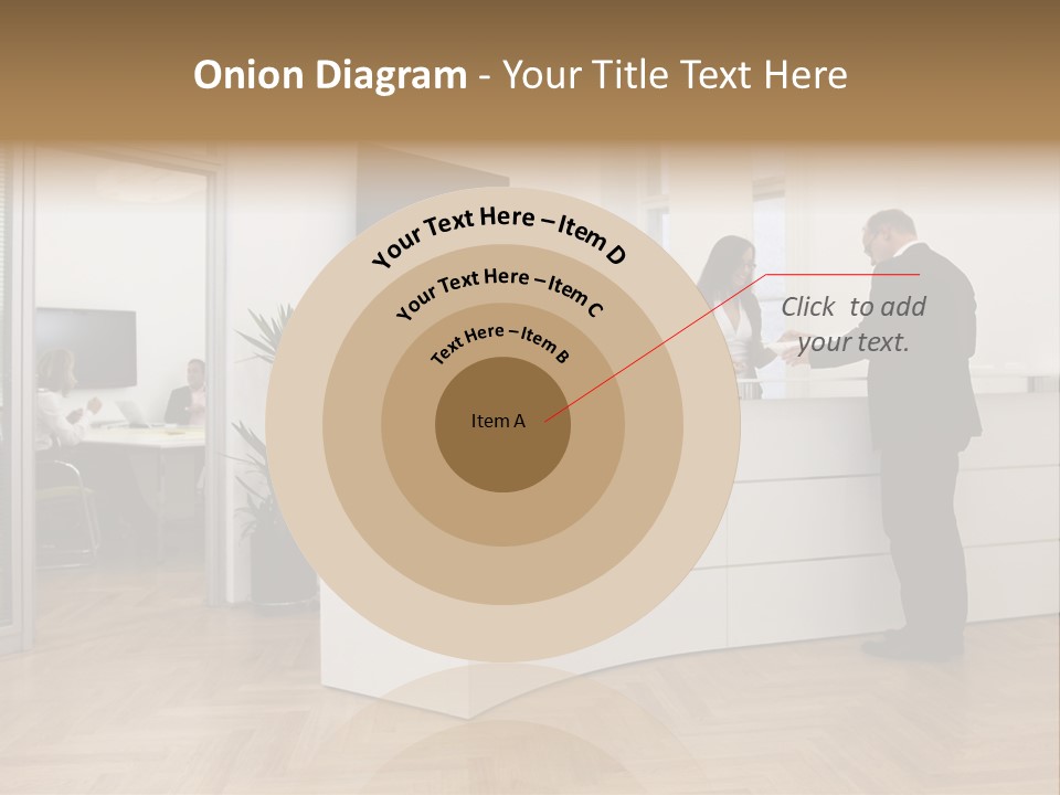 White Representative Negocios PowerPoint Template