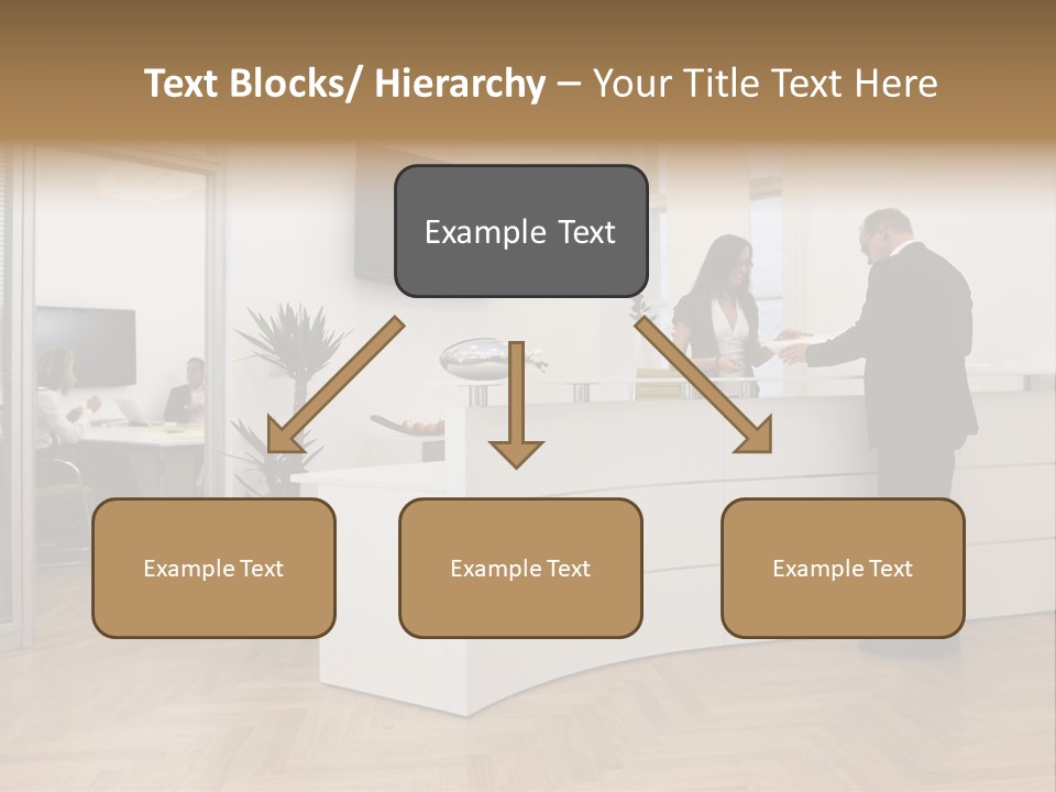 White Representative Negocios PowerPoint Template