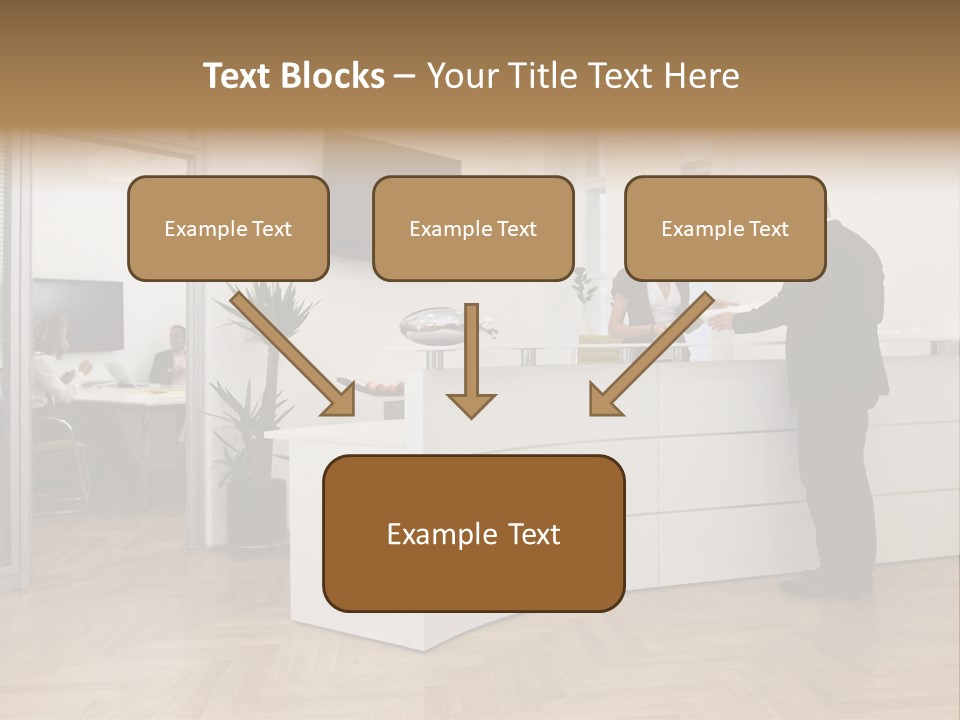 White Representative Negocios PowerPoint Template