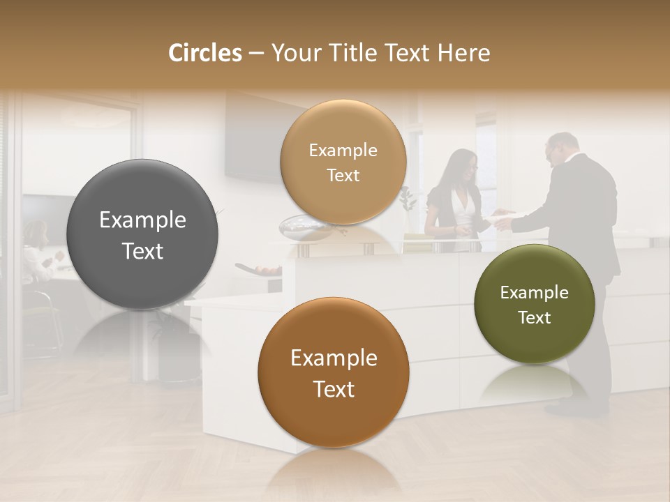 White Representative Negocios PowerPoint Template