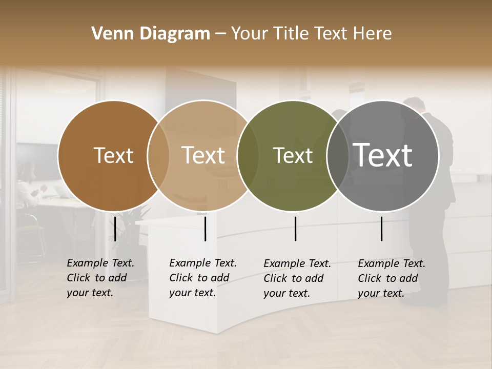 White Representative Negocios PowerPoint Template