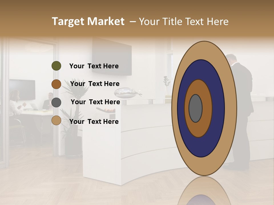 White Representative Negocios PowerPoint Template