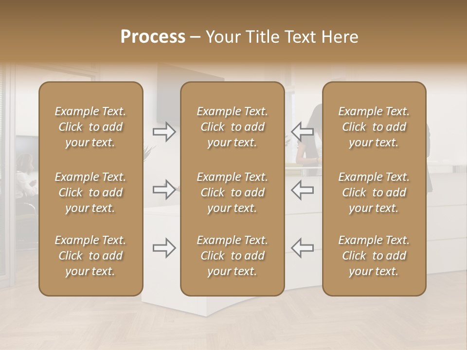 White Representative Negocios PowerPoint Template