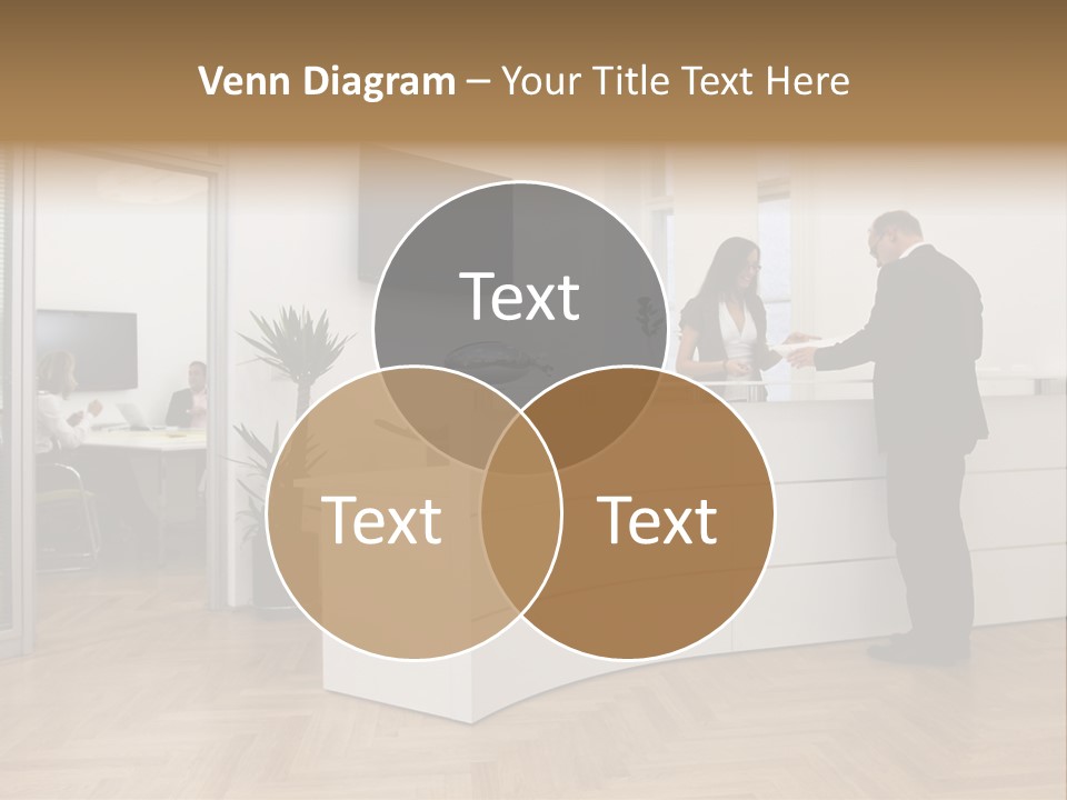 White Representative Negocios PowerPoint Template