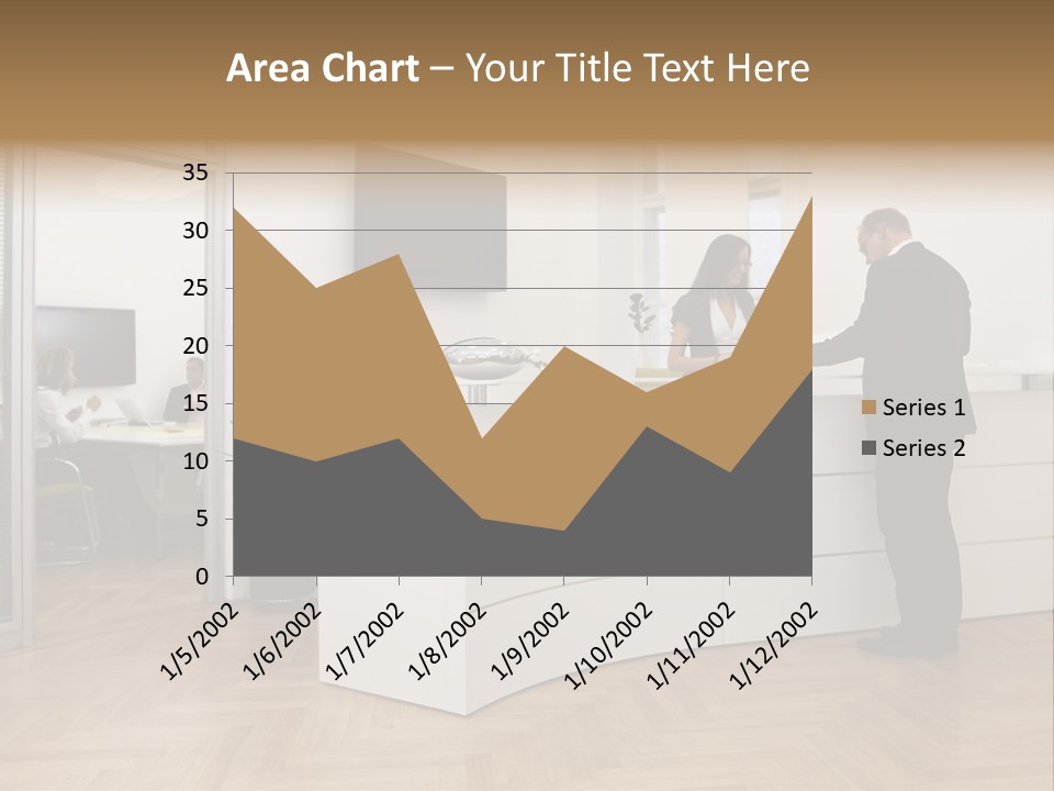 White Representative Negocios PowerPoint Template